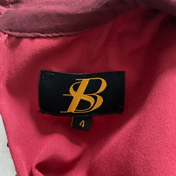 Fun sequin, ruby, red color dress by Anthropologie - Picture 3 of 3